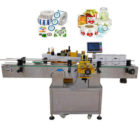 Fabriekskruik om fles Etiketteringsmachine Automatische labelapparatuur Handmatige stickeretiketmachine voor plastic glazen fles 
