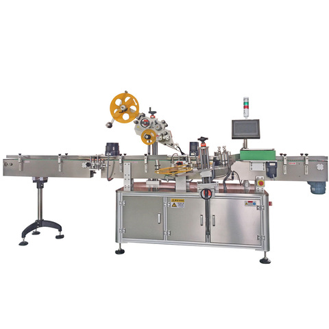PLC Hoge Controle van de het Mineraalwater Kegelfles van het kwaliteitstafelblad Automatische Plastic de Etiketteringsmachine 
