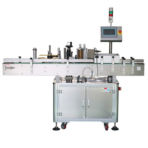 Automatische fabrieksprijs Flat Flessen Cap Top Surface Labeling Machine 