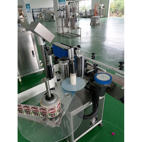 Lineair type automatische ronde fles sticker etiketteringsmachine te koop 