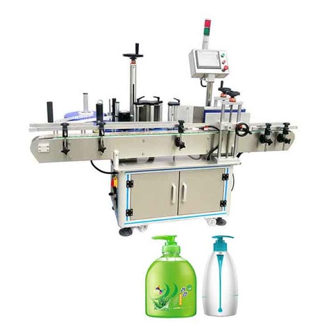 Zonesun Automatische Water Plastic Fles Etiket Sticker Tafelblad Dubbelzijdig Ronde Fles Etiketteringsmachine met Datum Coder 