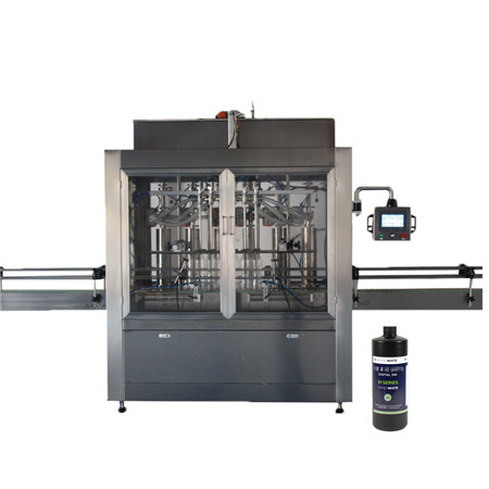 China Fabriek Vervaardiging 100 ml Flessen Vullen Aftopping Etikettering Datum Printer Machine Lijn 
