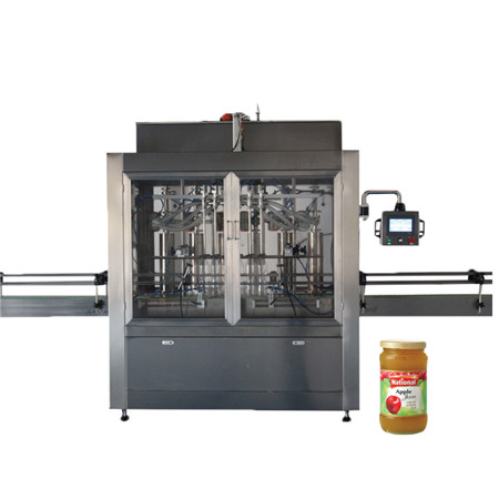 Fabrieksprijs Automatische Tomatensaus / Fruitjam / Pasta Room Honing Glazen Fles Pet Flessenvullen Machine Zuigertype 