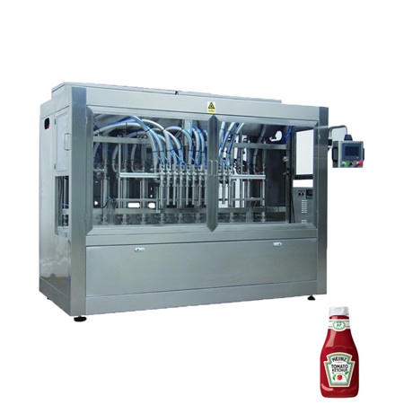 Automatische Sapproductielijn Zuiver Water / Cbd Tafelolie / Saus / Honing / Melk / Tomatenpuree Vullen en Afdekken Etiketteringsmachine 