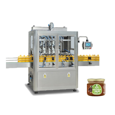 Automatische 8 koppen die eetbare olijfolieflessenvulmachine koken 